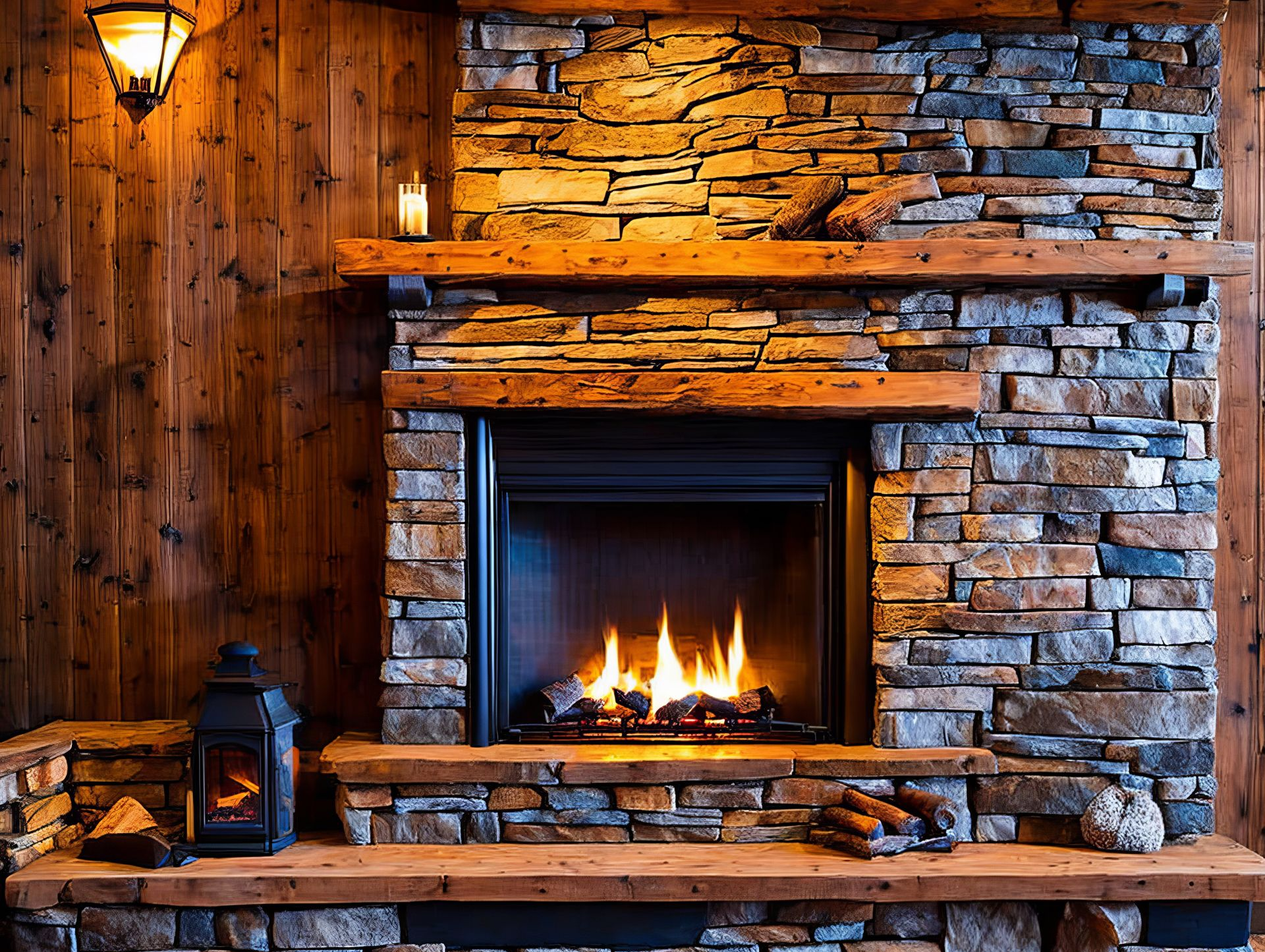 New House Fireplace — Livonia, MI — Glenn’s Fireplace & Spa New House Fireplace — Livonia, MI — Glenn’s Fireplace & Spa