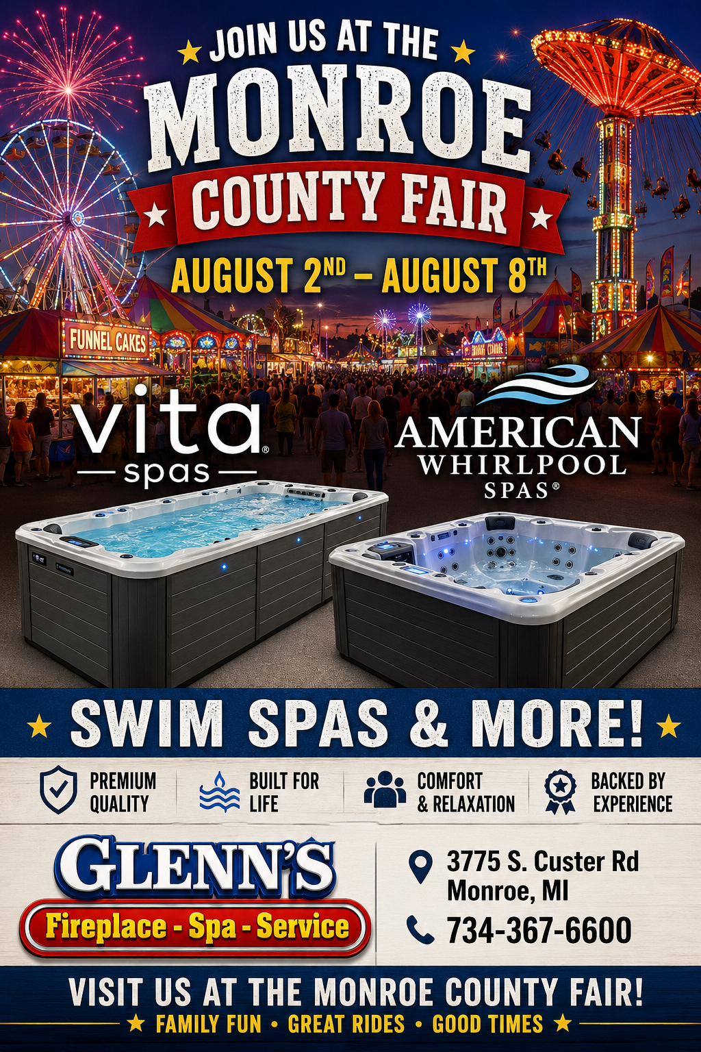 Spa Truck Sale:  Start the New Year with a brand new spa!  Expecting a shipment of tubs soon on a first come first serve basis so come reserve yours now!