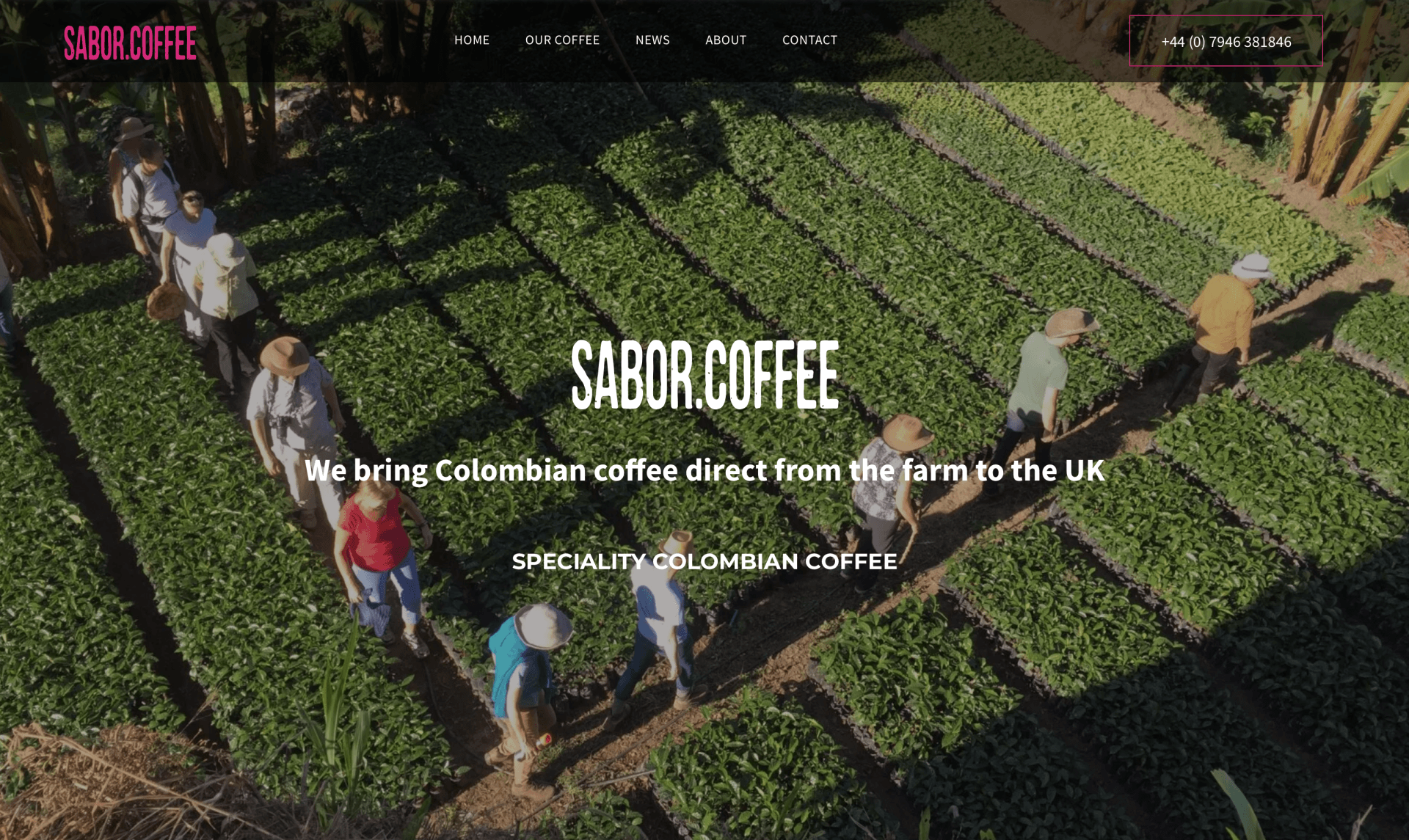 Sabor Coffee branding