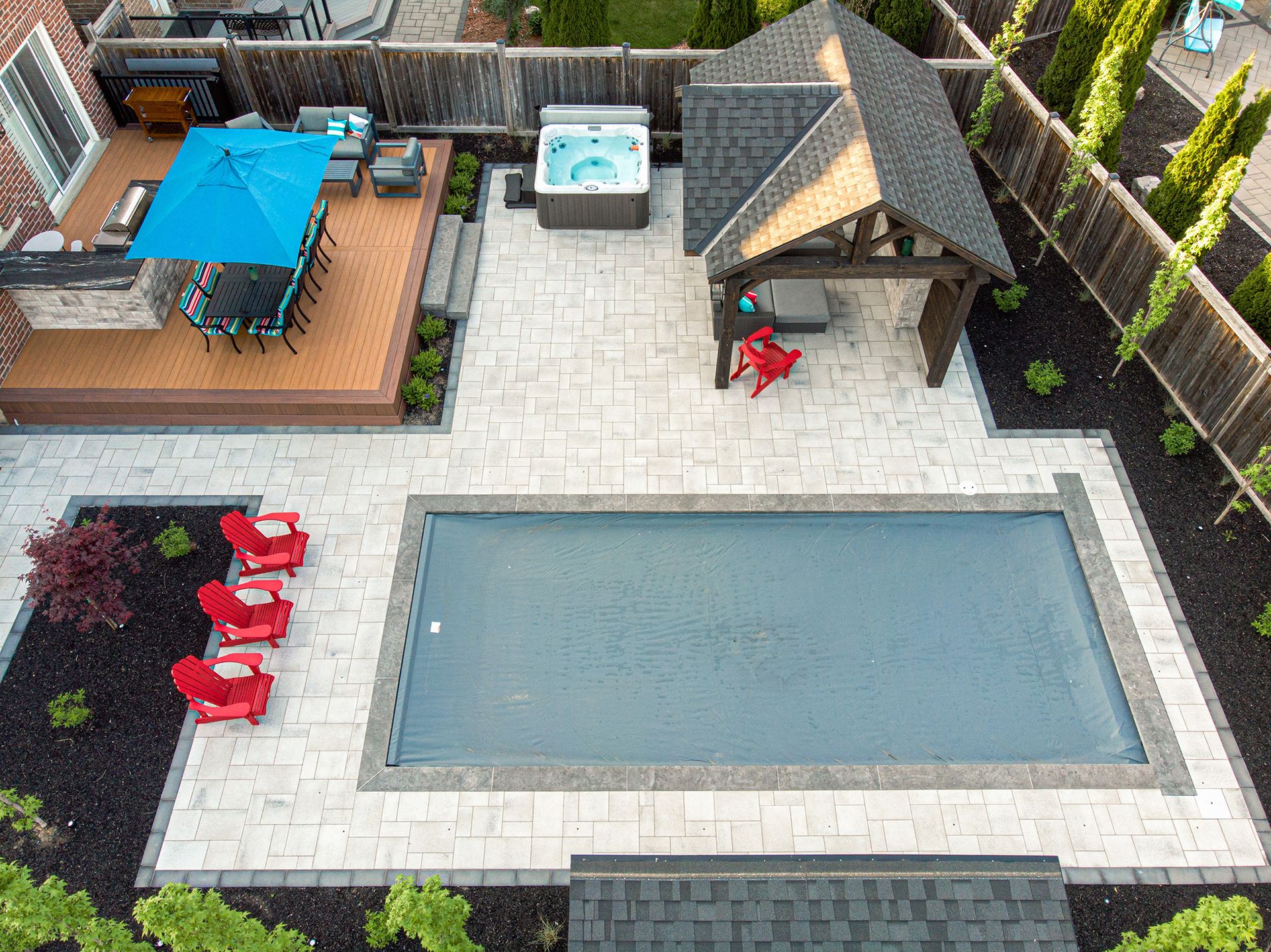 Cancun Deluxe Fibreglass Pool Installation | Scenic View Pools | Durham ...