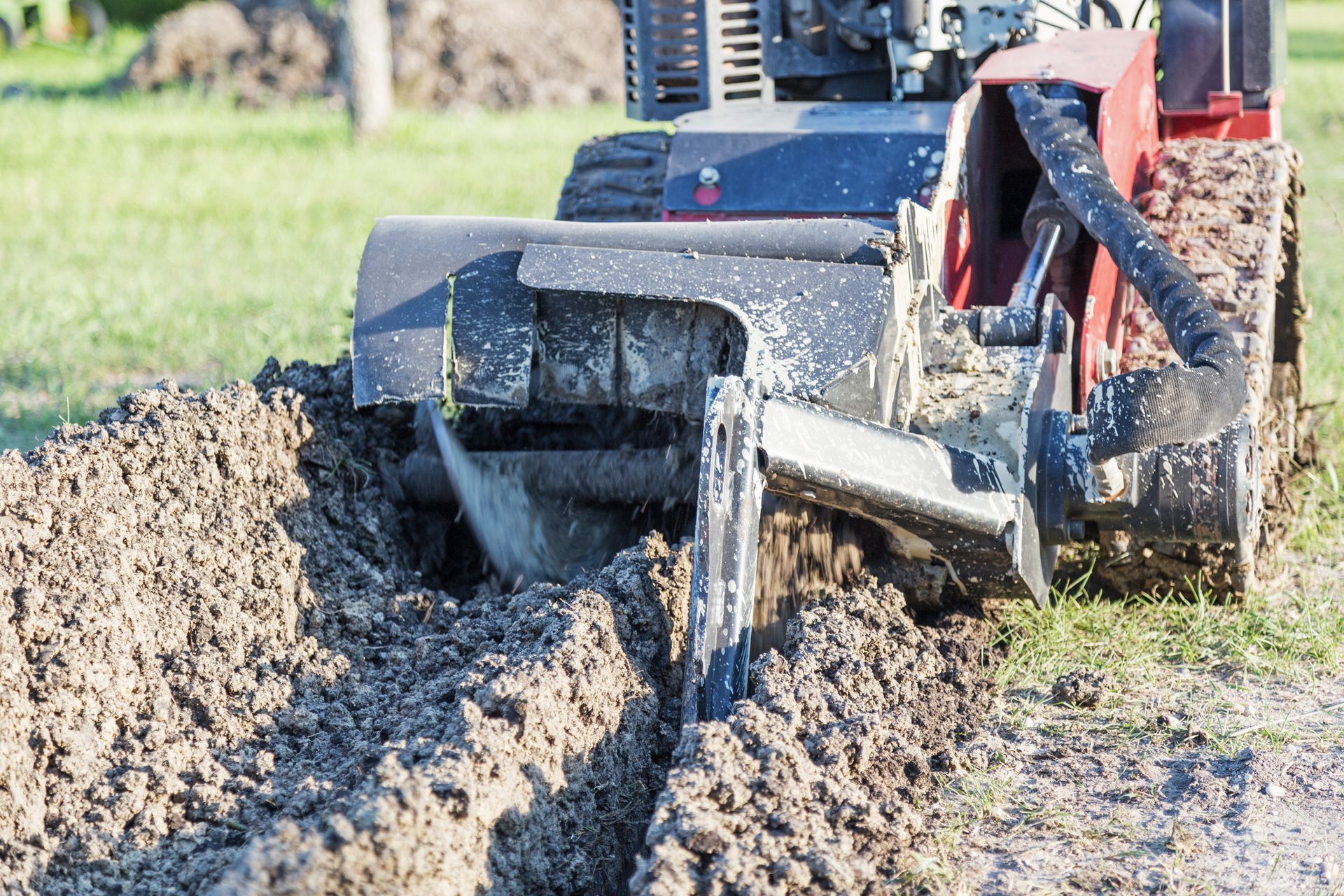 Dirty Trencher — Ridgeland, MS — McGraw Rental & Supply