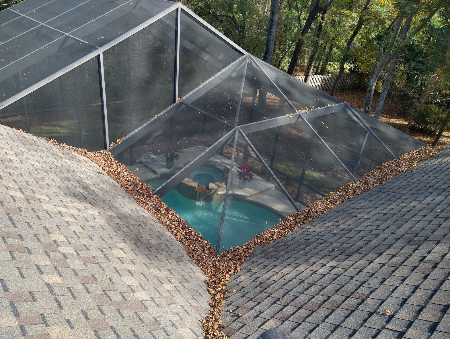 Gutter Cleaning - Gainesville Fl - Before