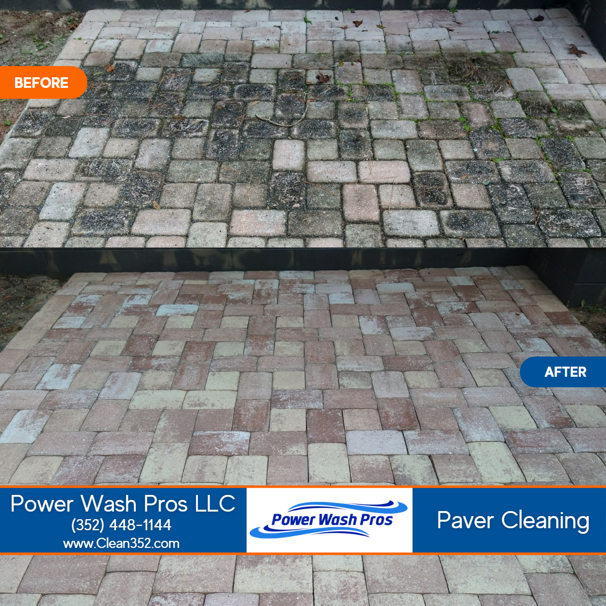 Paver Cleaning - Gainesville FL