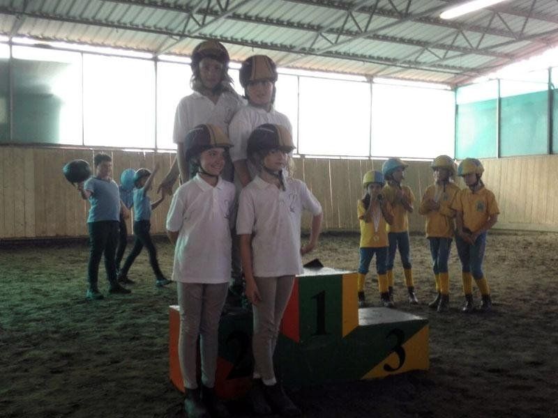bambini al podio