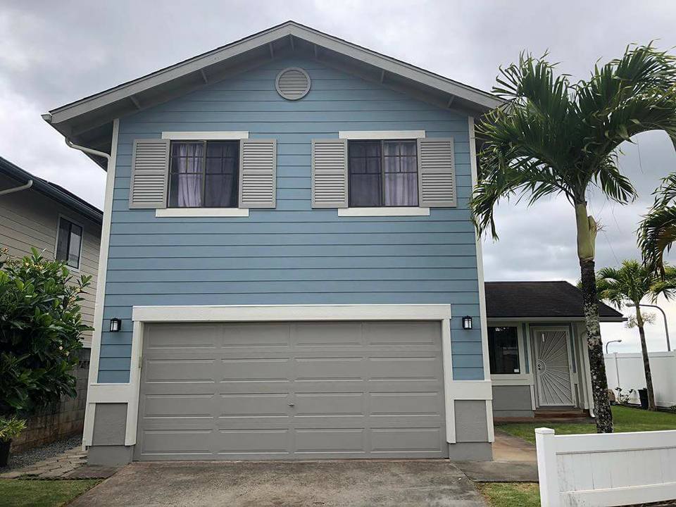 Newly Painted Large House — Mililani, HI — Tachibana Painting