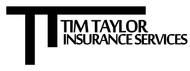 Tim Taylor Insurance Services logo in black text with a stylized T icon