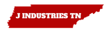 Red Tennessee map with 