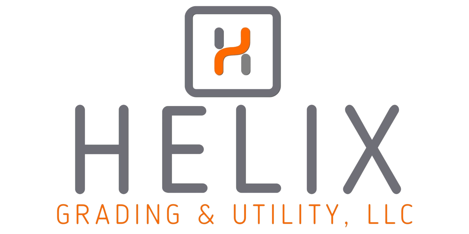 a logo for helix grading and utility llc
