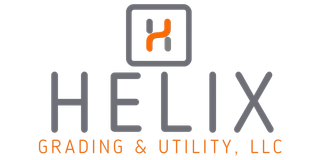 a logo for helix grading and utility llc