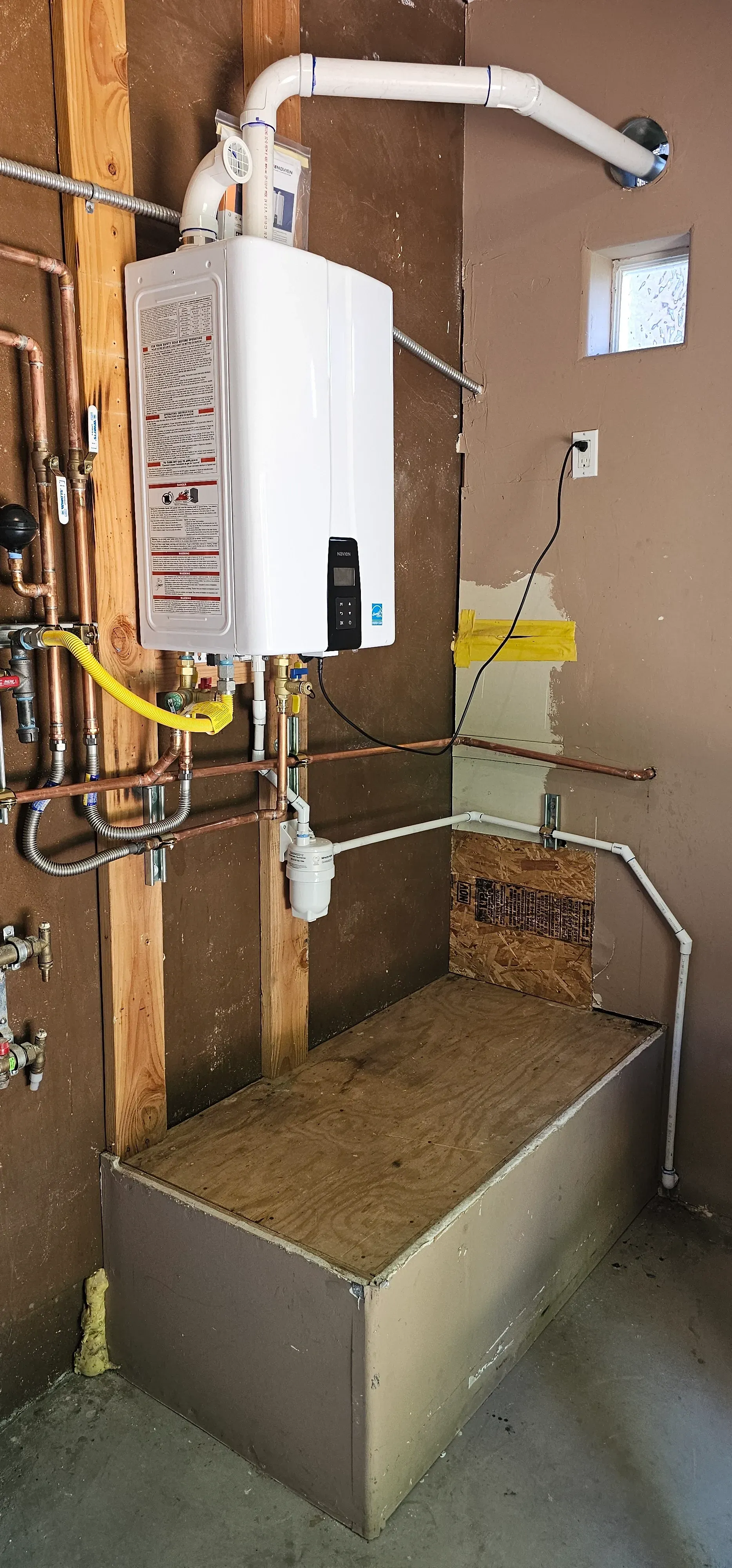 water heater installation
