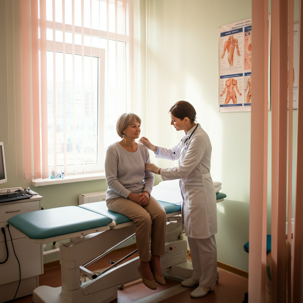 Doctor and client