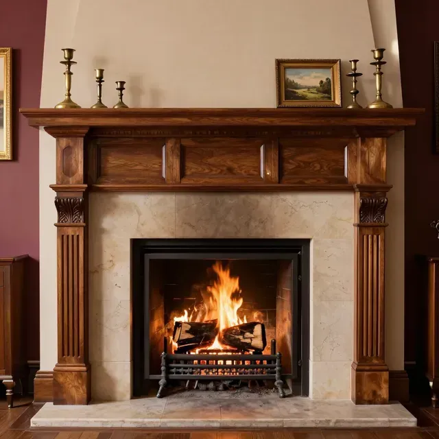 Custom mantel