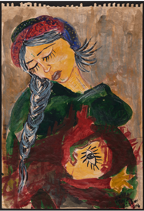 La Maternité _ dessin de Zehra Dogan