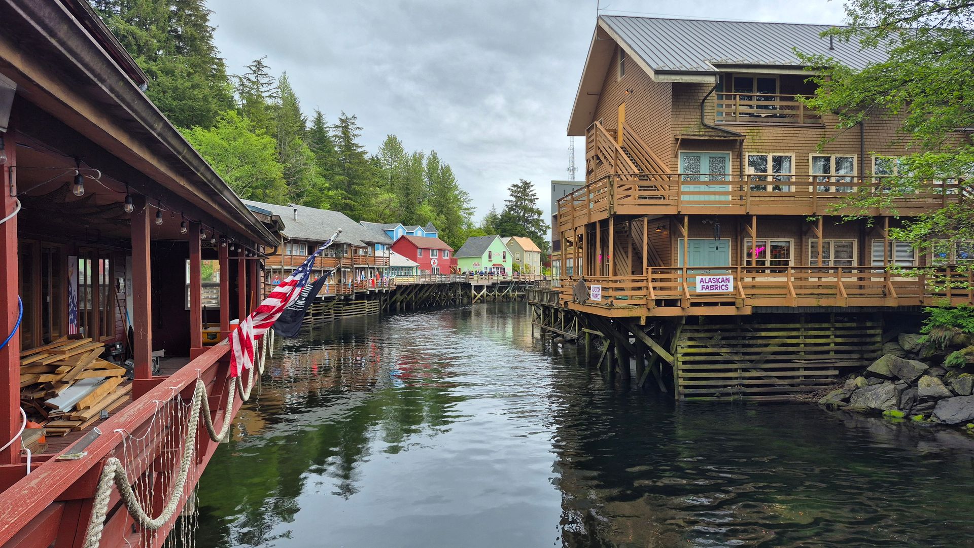 afbeelding stadje in Alaska