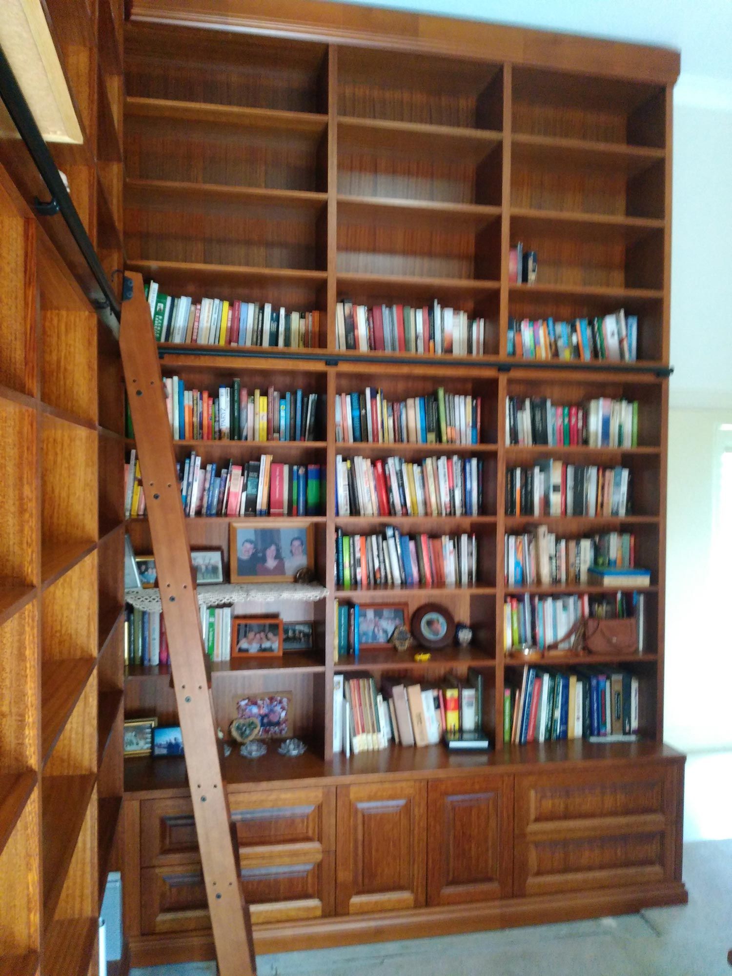 Wooden Bookshelf — Bulimba, QLD — D&S Cabinets