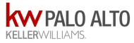 The logo for kw palo alto keller williams is red and black.