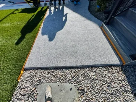 Gray safety coating pathway