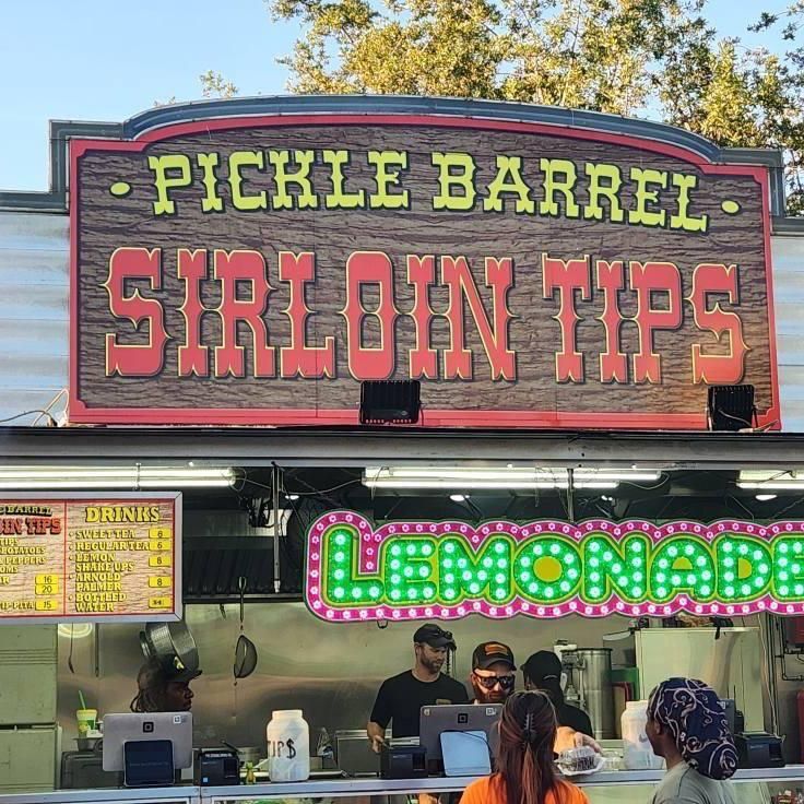 A food stand titled 