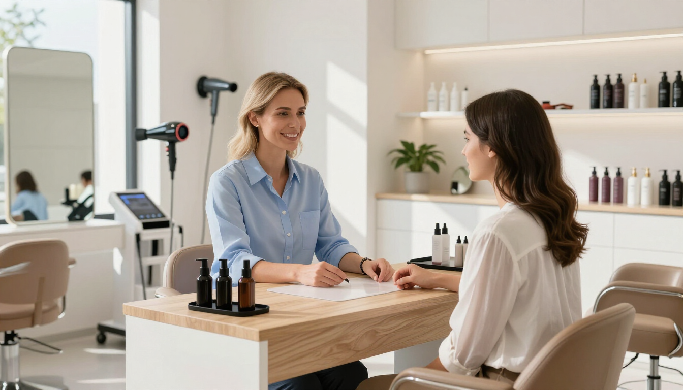 Professional consultation for hair loss