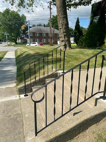 Outdoor Stair Fence — Barberton, OH — Glas Ornamental Metals Inc.