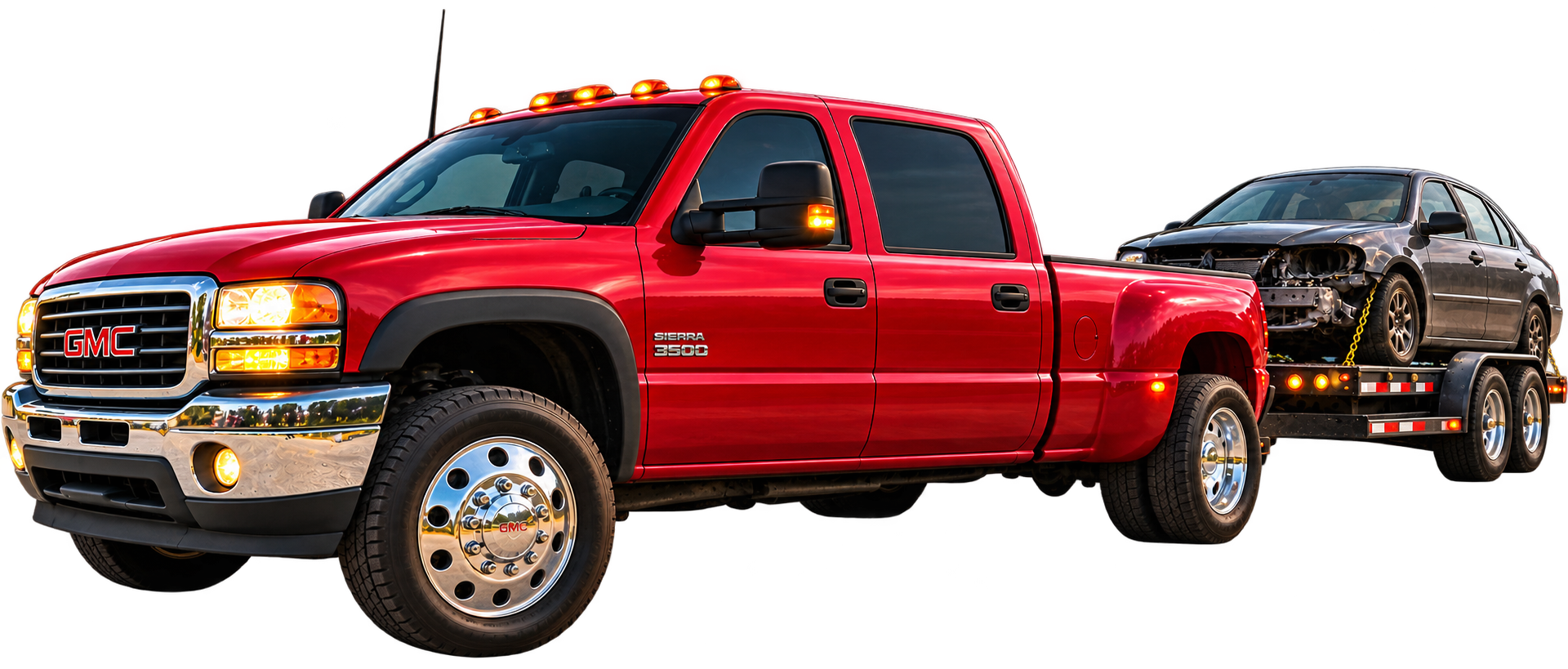 TowMaha truck picking up junk cars across the Omaha metro and Council Bluffs