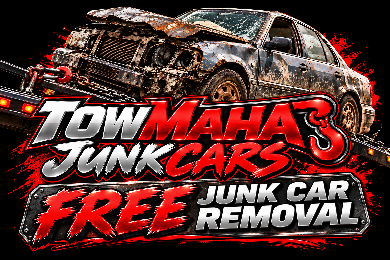 TowMaha free junk car removal in Omaha, Bellevue, Papillion and Council Bluffs