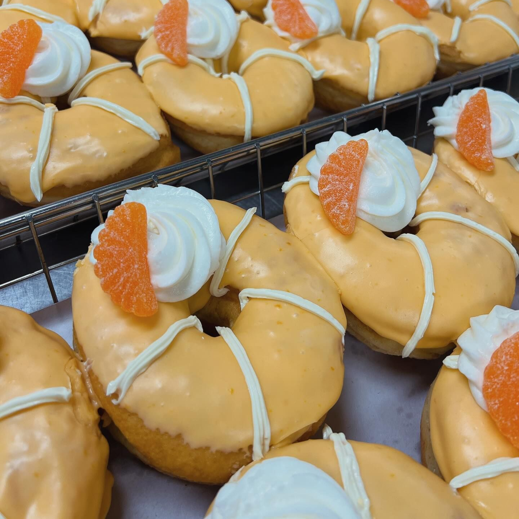 Donut with orange