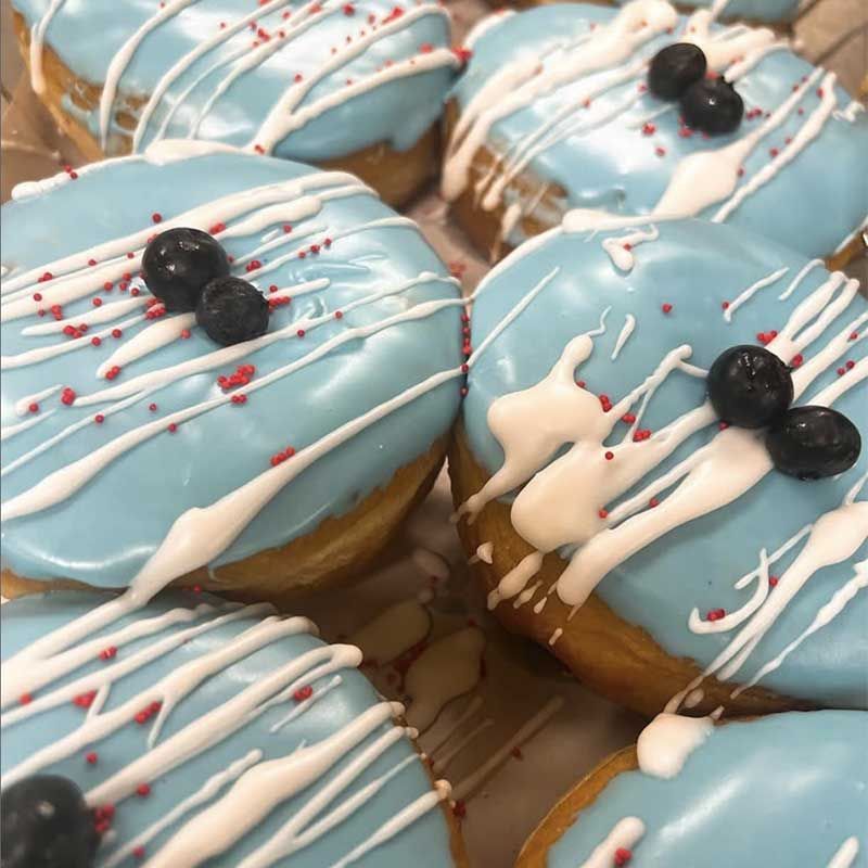 Blueberry donut