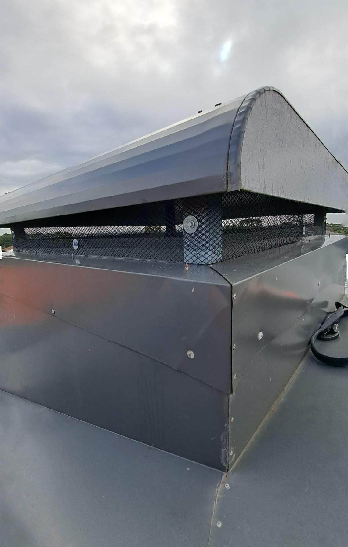 A Close Up of a Metal Box on Top of a Roof — Accurate Fitout Solutions In Wetherill Park, NSW