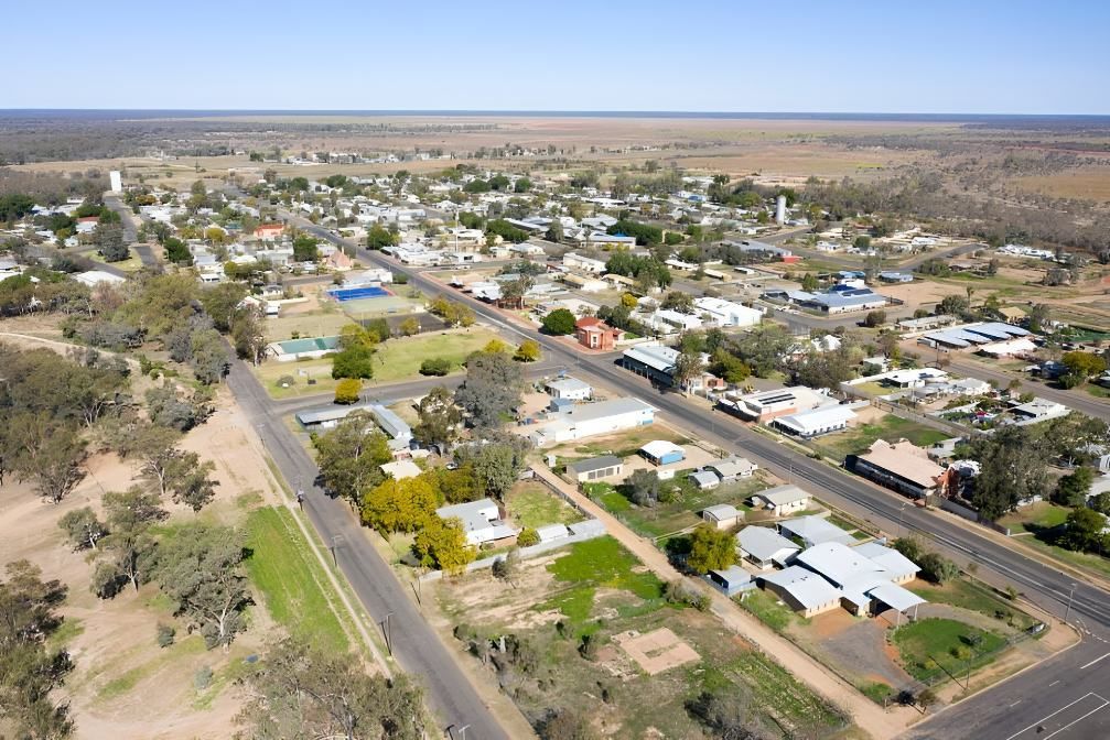 An Aerial View of a Small Town With a Road Going Through It — Accurate Fitout Solutions In Prestons, NSW