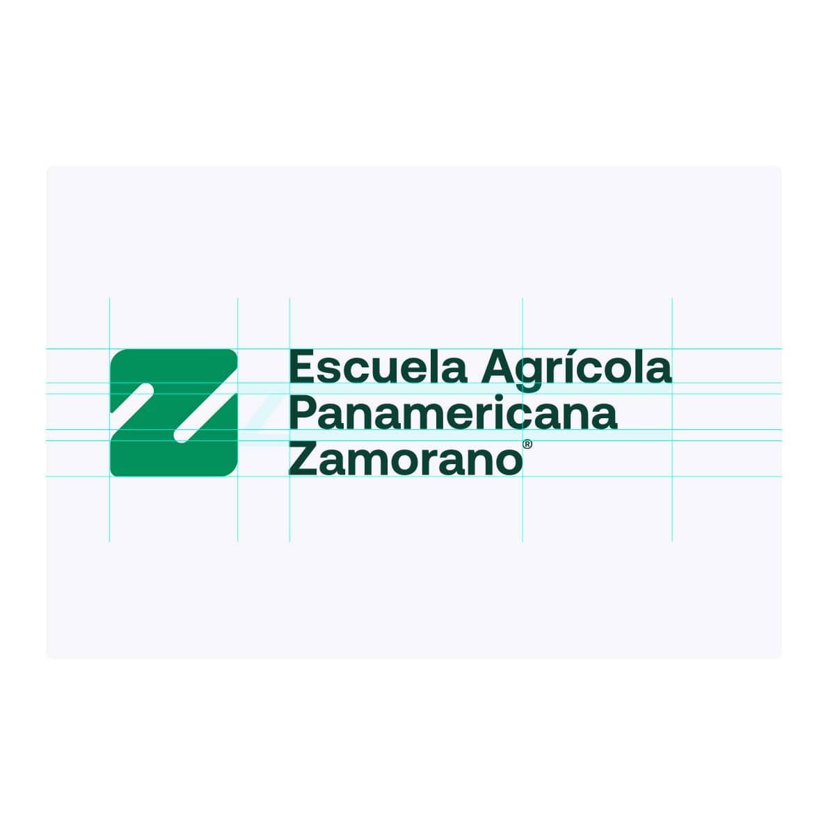 logo zamorano con retícula
