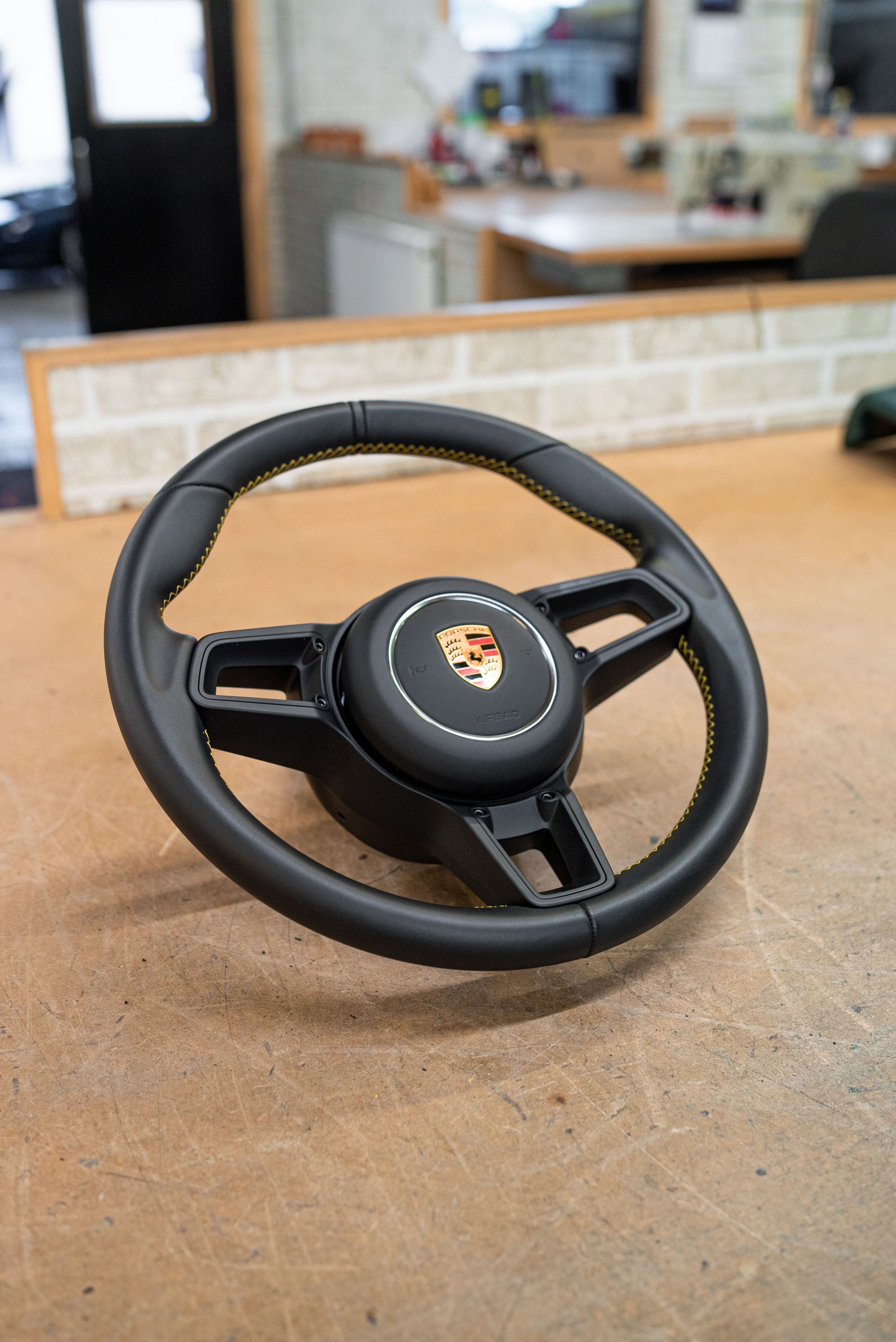 Porsche 911 GT3 Steering Wheel Retrim