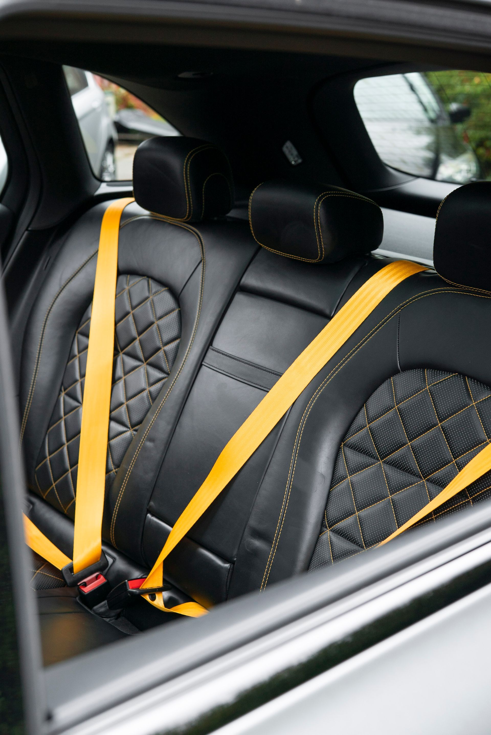 mercedes-benz mercedes GLC AMG 63 leather seats yellow seat belts d:class belt surrey near me