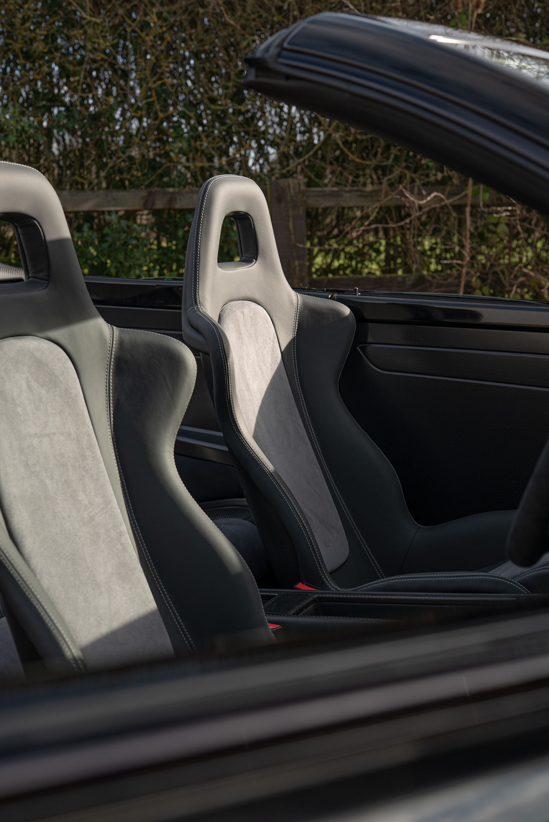 mercedes-benz clk dtm amg interior retrim leather alcantara carbon fibre d:class automotive convertible cabriolet black