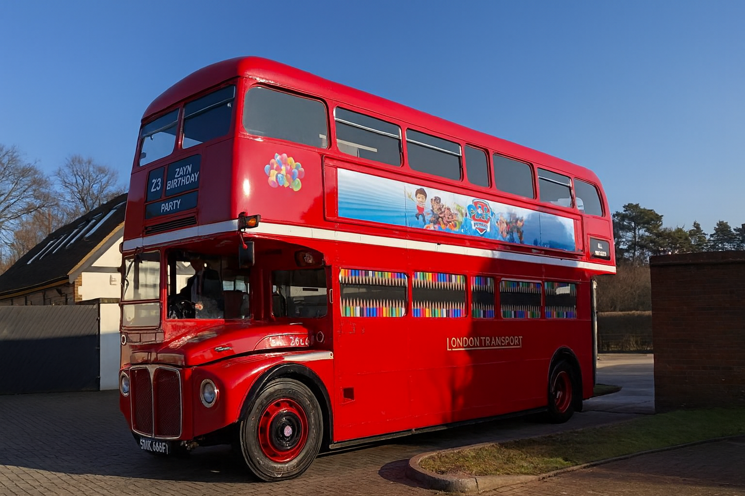 routemaster double decker bus retrim interior child children play soft conversion restoration bar