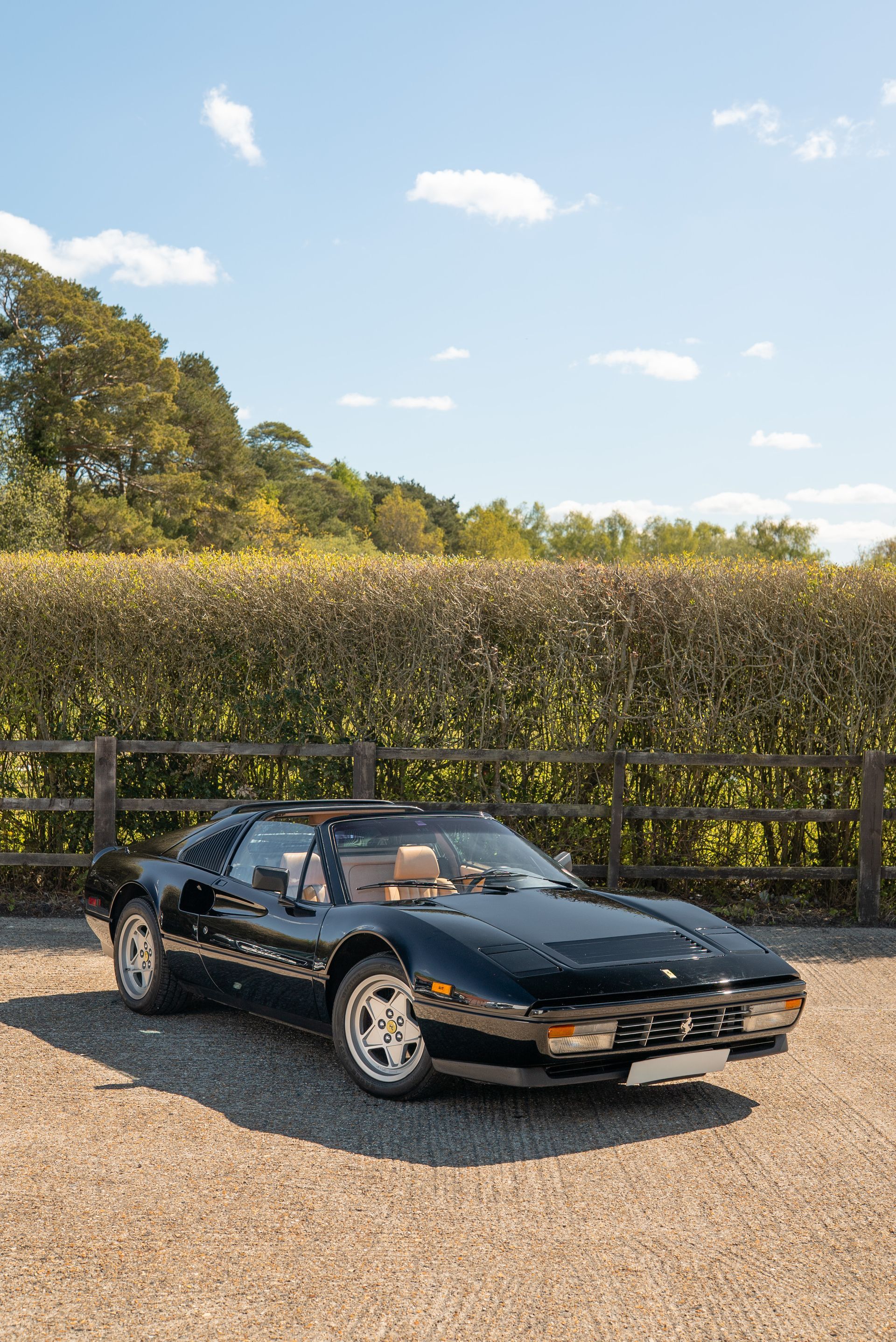 Ferrari 328 GTS interior retrim repairs leather seats sseat carpet targa open air convertible vehicle upholstery trim recover tan beige d:class dclass auto automotive