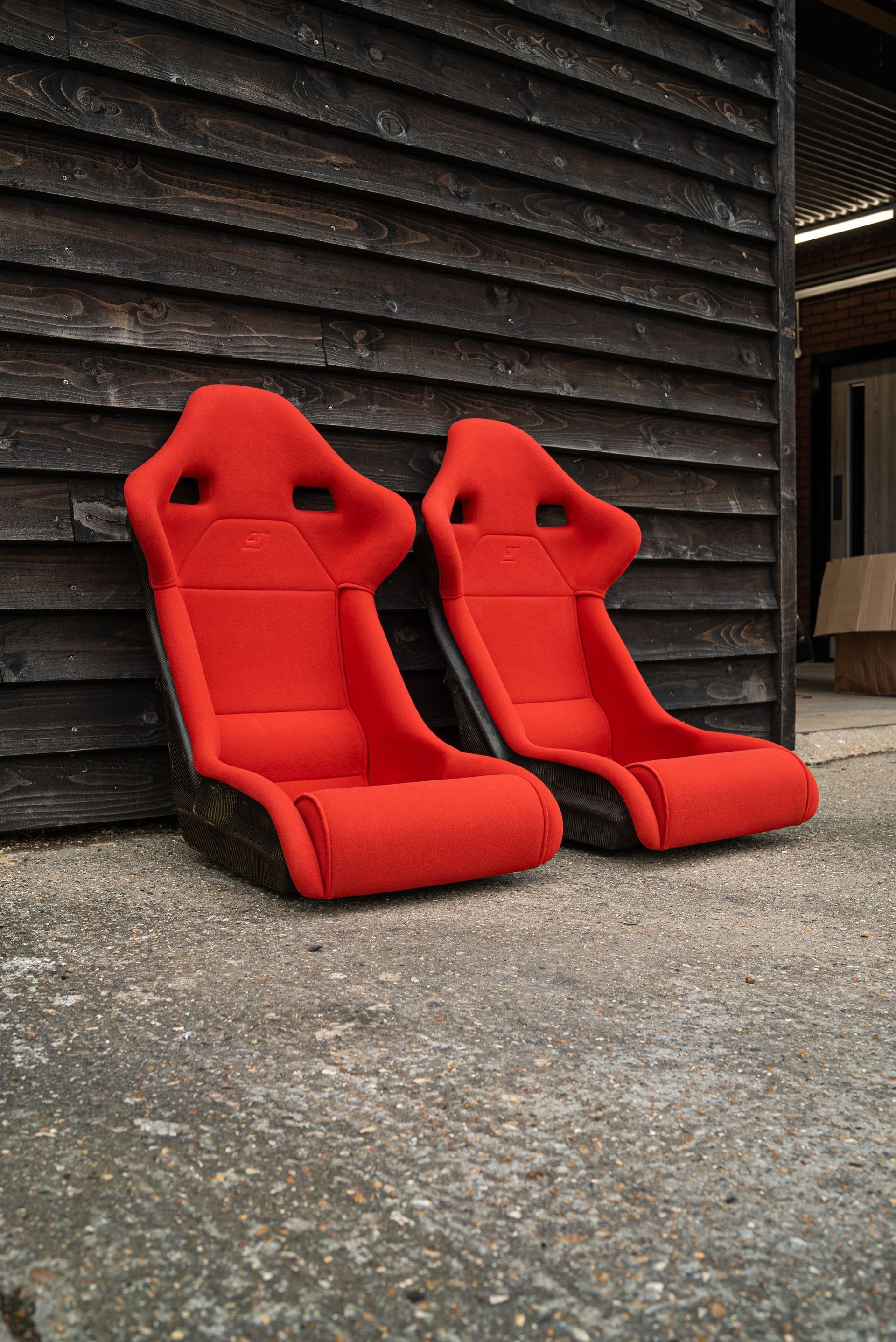 Ferrari F40 red seats retrim nomex cloth restoration supply upholstery surrey UK classic d:class DK