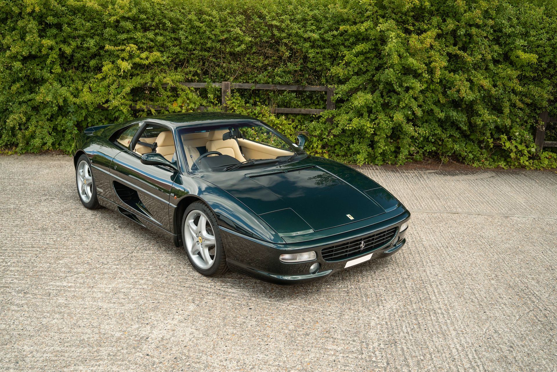Ferrari F355 Berlinetta Full interior retrim restoration crema nappa leather dk engineering d:class