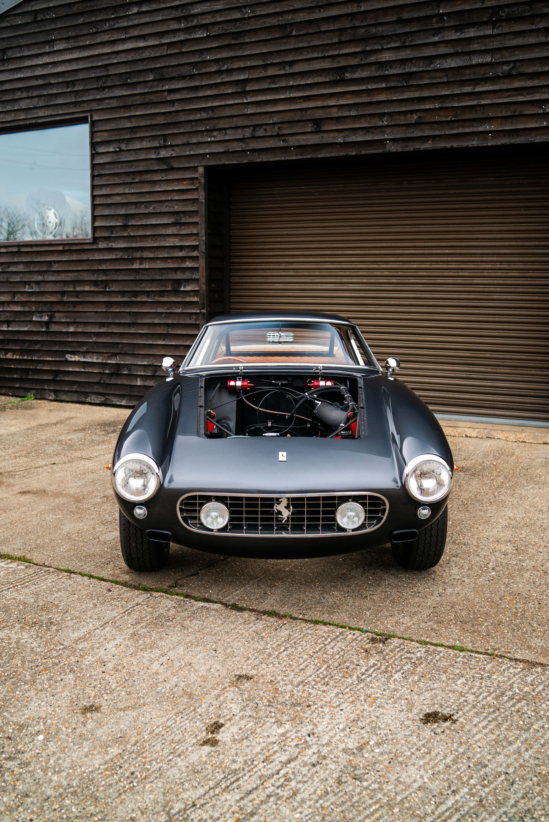 d:class interior retrim upholstery reupholstered retrimmed restoration gto swb 250 alcantara quilting tan custom customised bespoke fabrication fabricated seats carpet roll cage beige boyriven engineering best near me local surrey trimshop