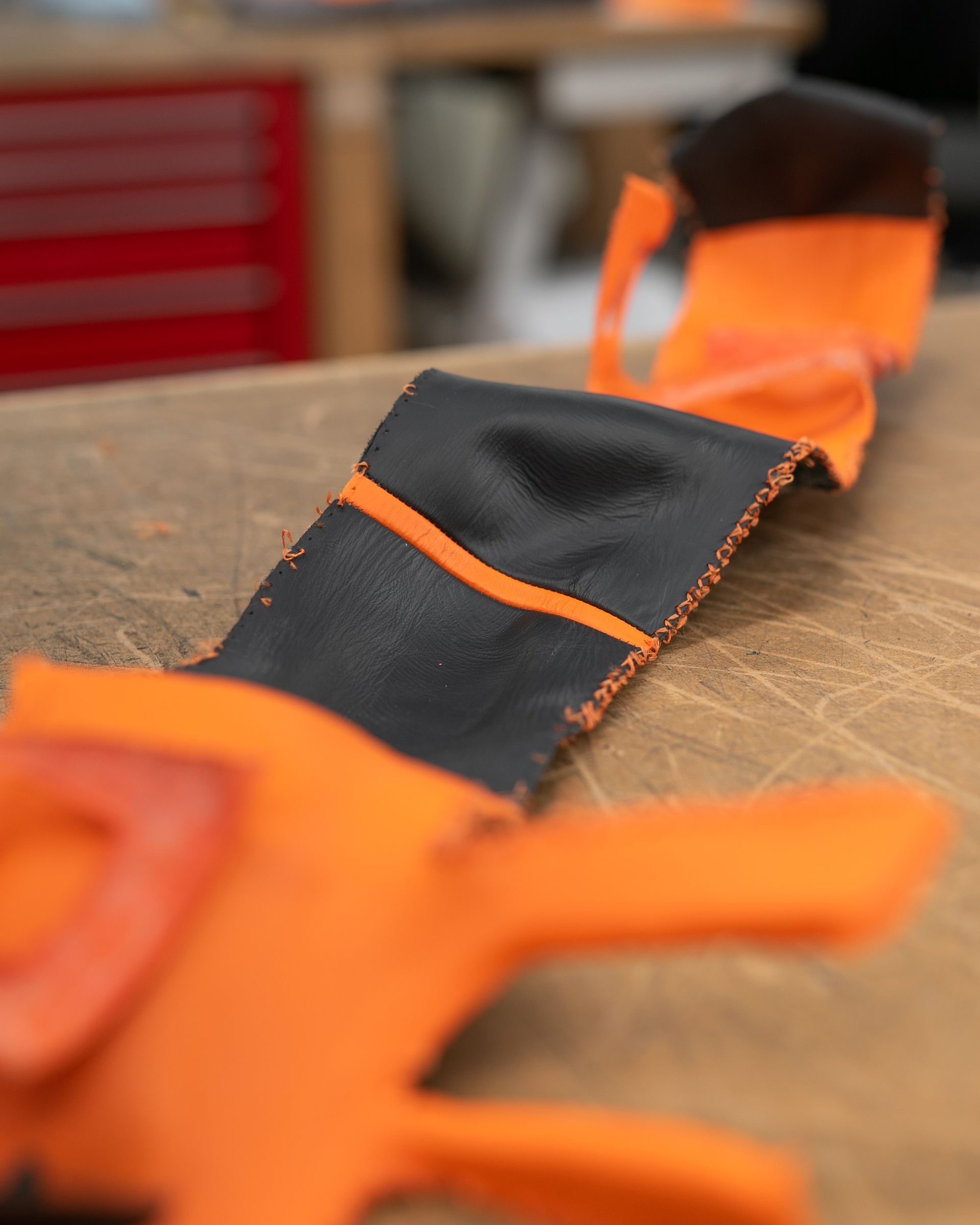 lamborghini urus wheel orange grey alcantara stitching oem cross stitch plus work in progress how to retrim