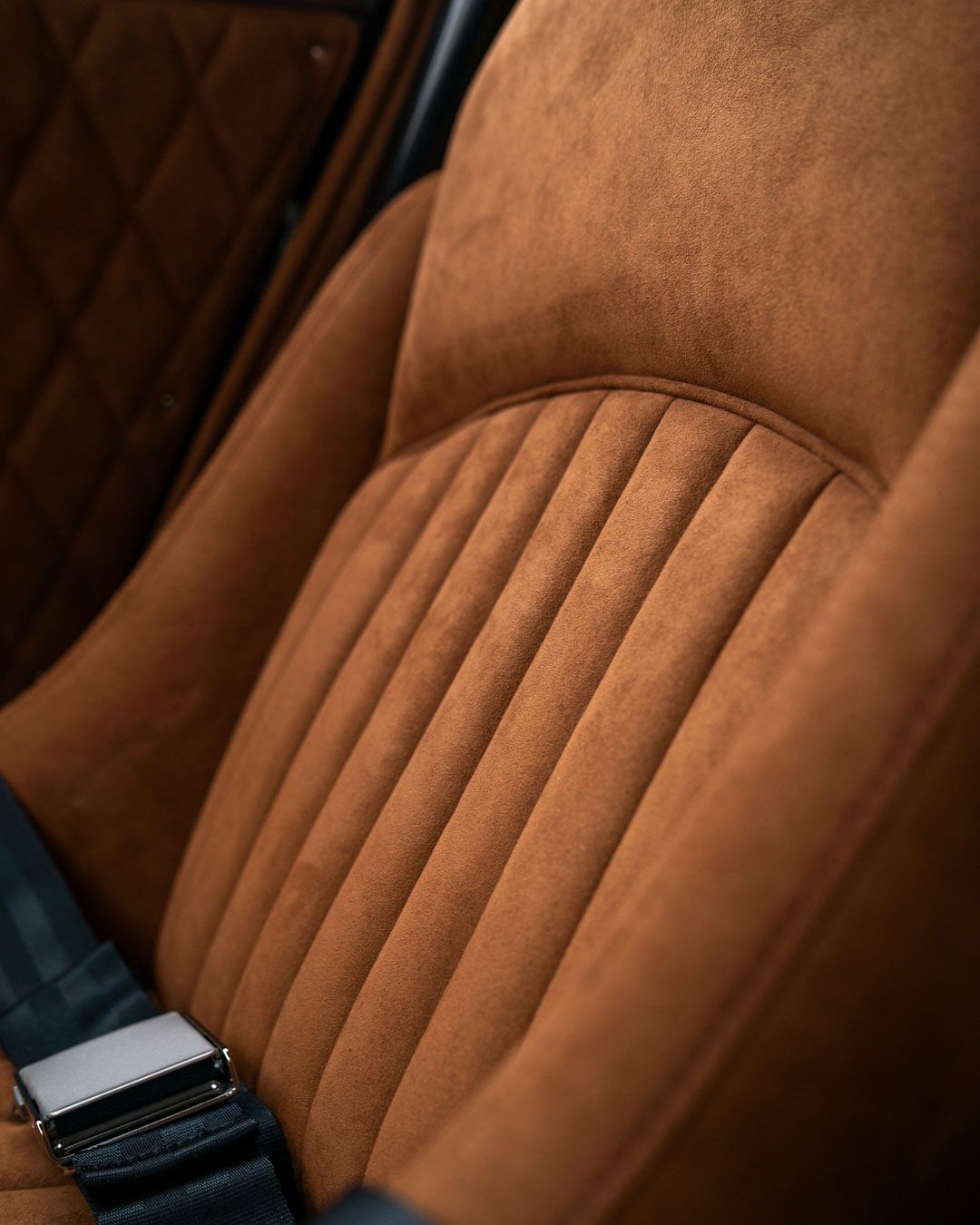 ferrari swb gto engineering d:class automotive interior restoration retrim  trim trimming blue leather corduroy swb 250 