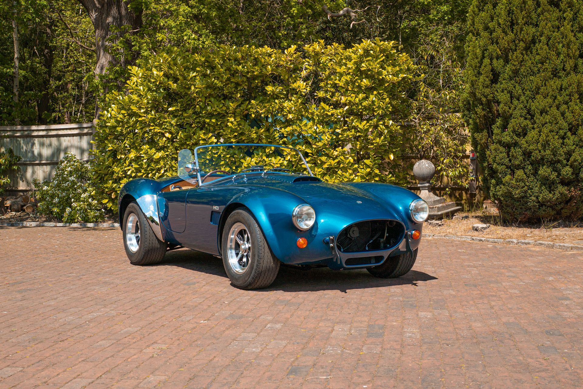 guards blue ac cobra mk iv full restoration interior retrim tan leather carpets landscape horizontal