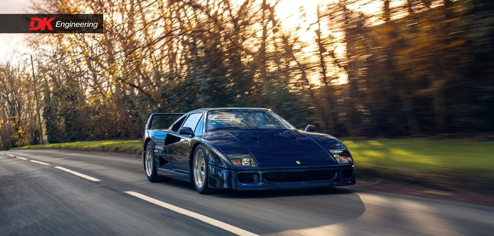Ferrari f40 blue full interior retrim restoration super car cars DK Engineering d:class auto automotive