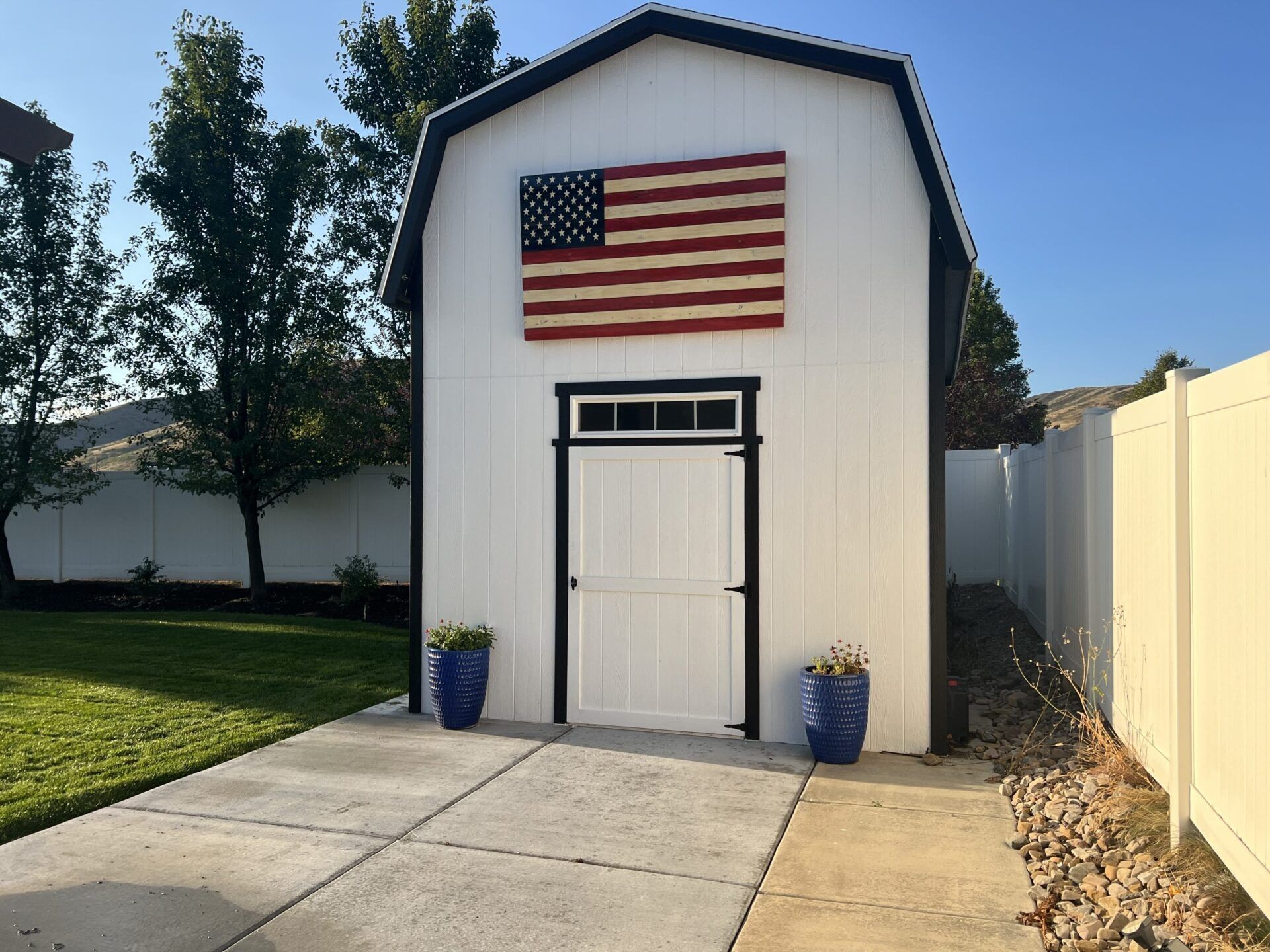 12′ X 20′ Barn Shed 10′ Walls — Salt Lake City, UT — Kong Sheds