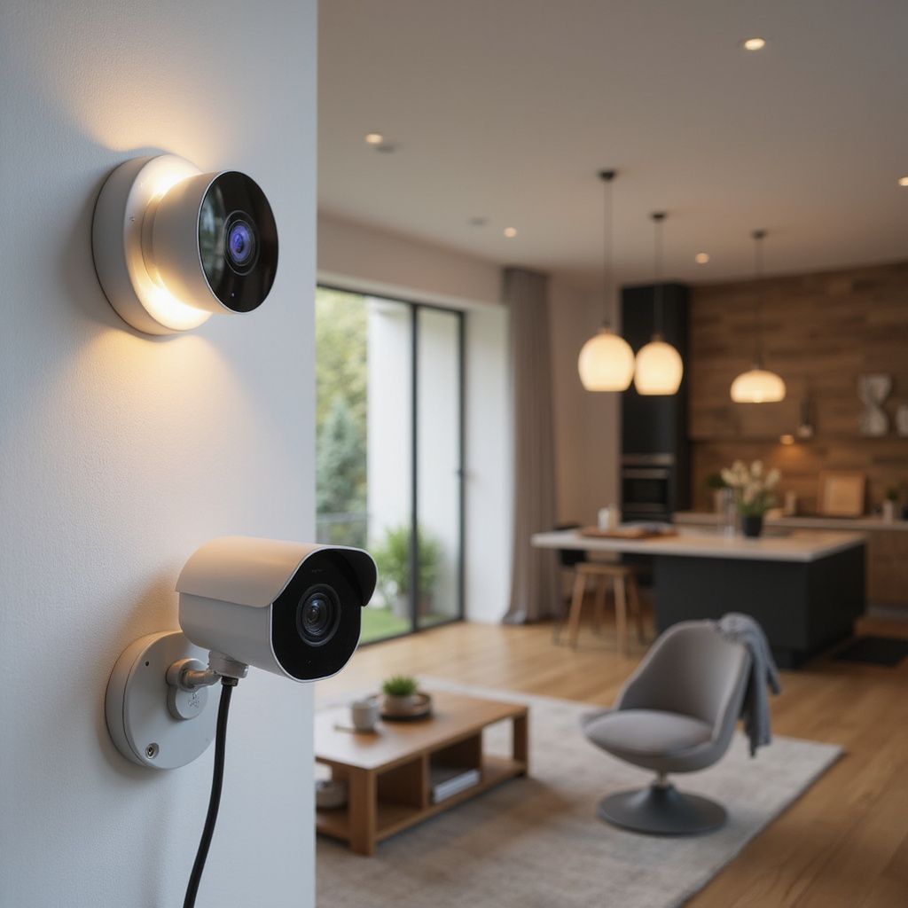 Security camera installation with integration into alexa and google by fisher custom av in norwalk ohio
