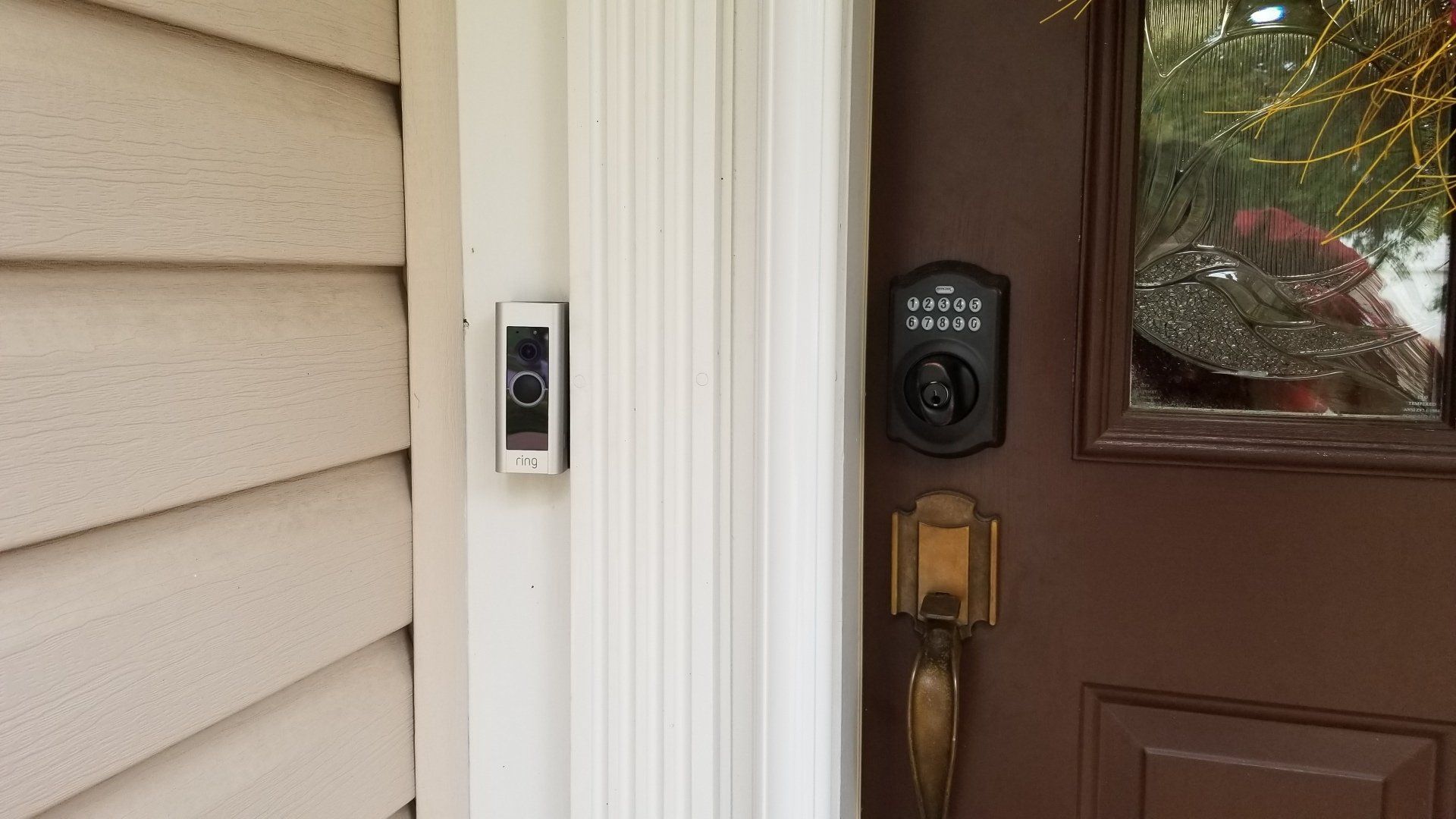 Ring doorbell installed by fisher custom av in norwalk ohio
