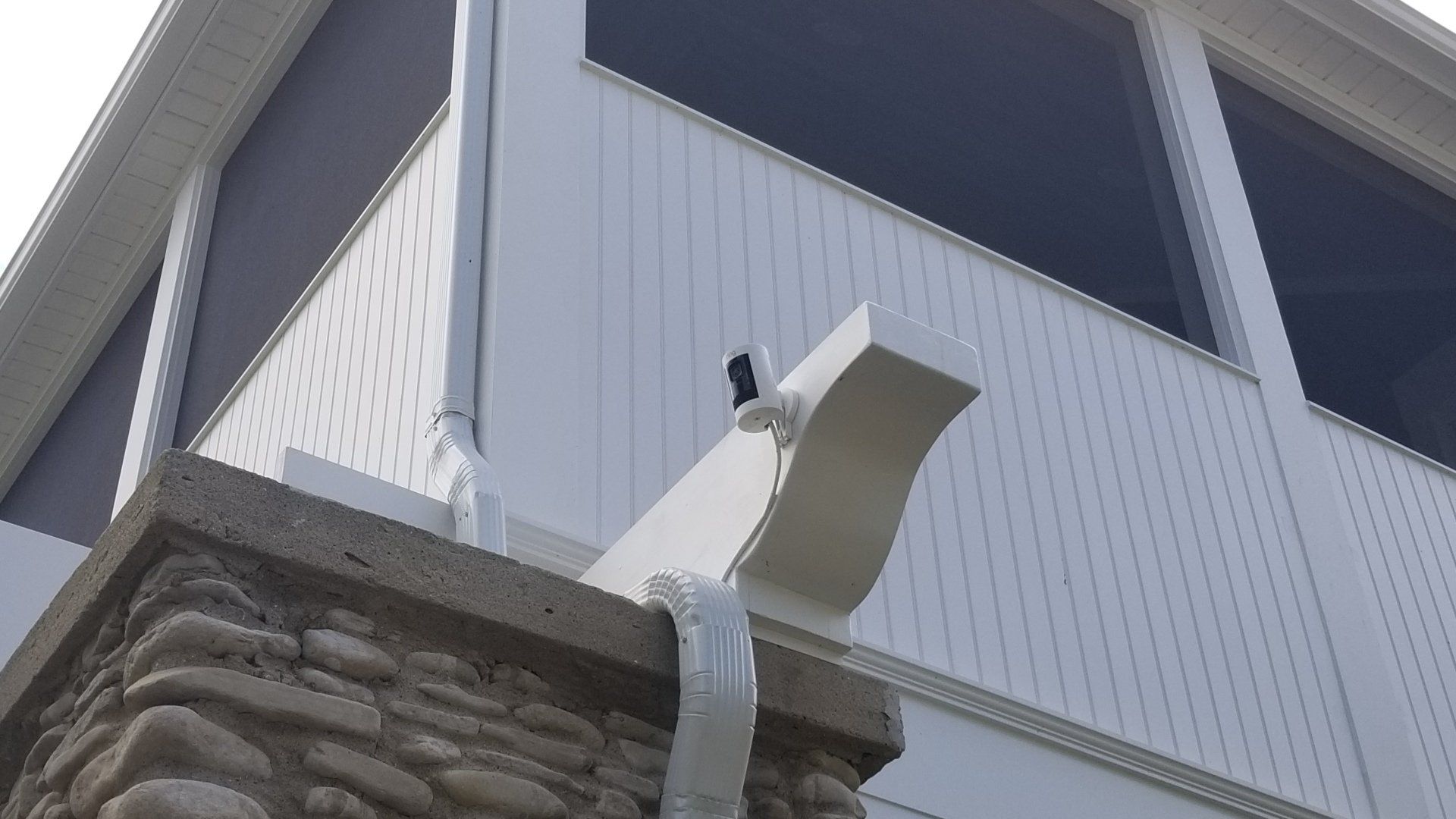 security camera installed by fisher custom av in marblehead ohio