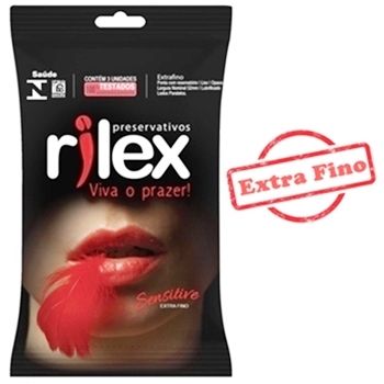 preservativo rilex sensitive extra fino caminha pele com pele sex shop exotic house em fortaleza