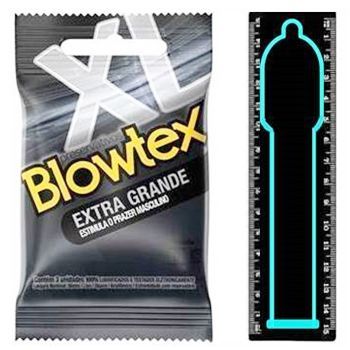 camisinha Preservativo Extra Grande Blowtex sex shop em fortaleza