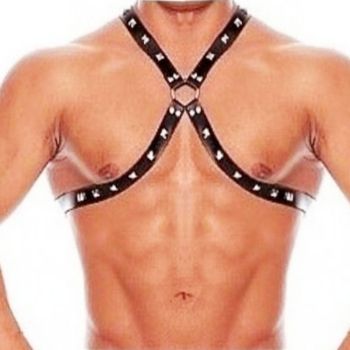 arreio masculino peitoral sado harness sex shop exotic house em fortaleza